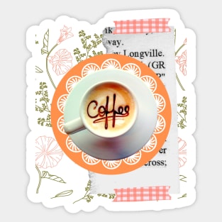 A cup of coffee Sticker